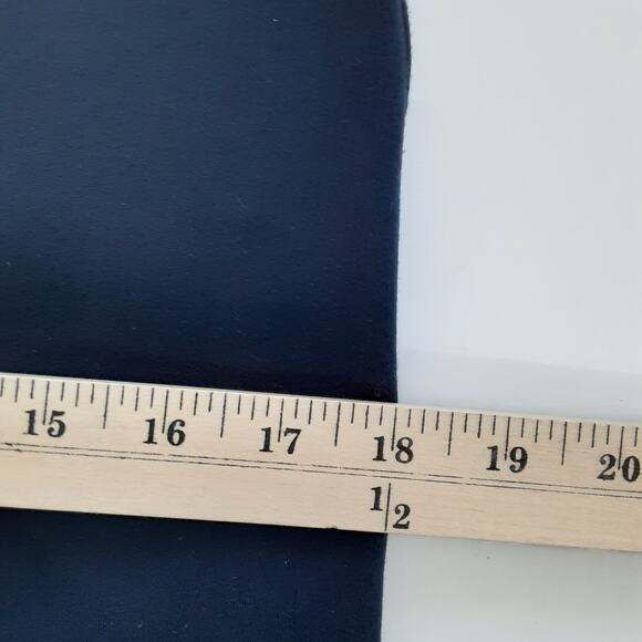 Soft Surroundings Perfect Ponte Knit Straight Leg Pants Navy Blue S Pull On - Picture 10 of 12